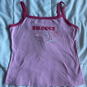 Vintage Pink Big Dogs Tank